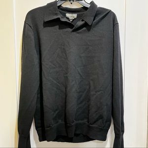 Black Collared Sweater Banana Republic